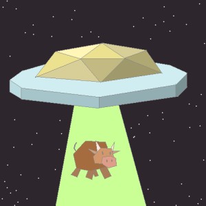 UFO and also COW by anonymous
